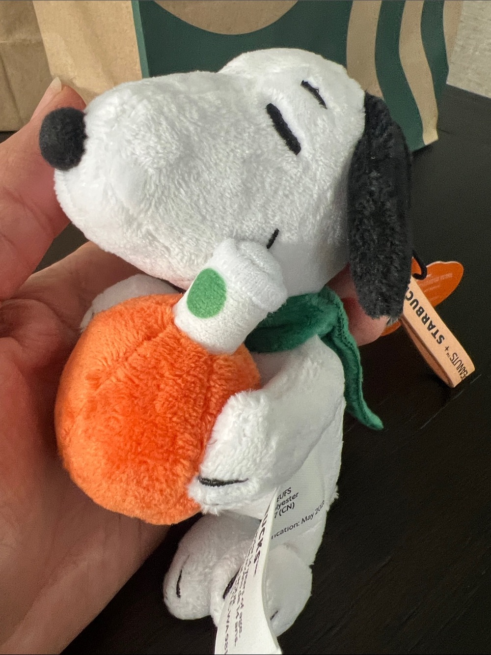 Starbucks Snoopy Plush Charm Keychain - Picture 6 of 10